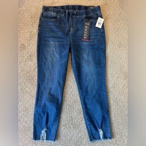 Royalty For Me Denim Jogger Pants Womens Size XL